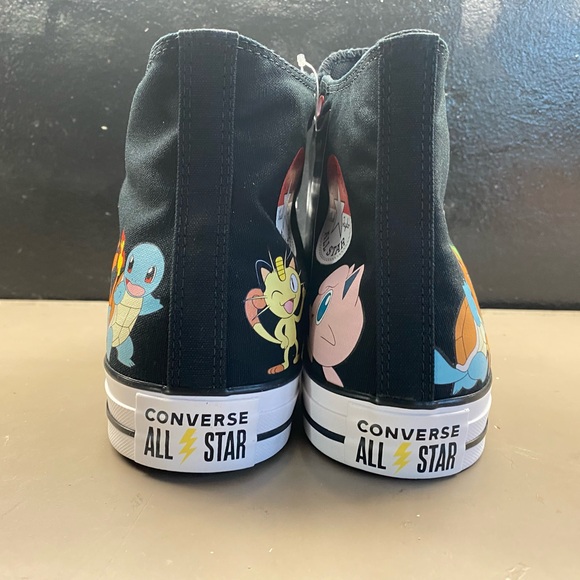 New with Box Unisex Converse Chuck Taylor All Star Hi x Pokemon First Partners - Picture 5 of 10